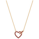 Swarovski Lovely Necklace - Red - Gold Plating 5465683