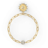 Swarovski The Elements Star Bracelet - White - Gold-Tone Plated 5572643