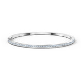 Swarovski Rare Bangle - White - Rhodium Plated - Small 5572678