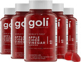 Apple Cider Vinegar Gummy Vitamins by Goli Nutrition - 5 Pack - 60 ct per bottle GOLI-5PACK - Expired