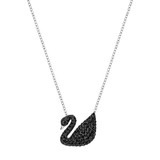 Swarovski Iconic Swan Pendant - Black - 5347329