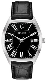 Bulova Ambassador Leather Mens Watch 96B290
