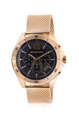 Michael Kors Brecken Gold-Tone Mesh Mens Watch MK8867