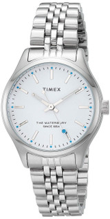 Timex Waterbury 34mm Silver-tone Bracelet with Neon Accents TW2U23400