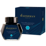 Waterman Fountain Pen Ink - Inspired Blue - 50ml Bottle S0110810