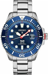 Seiko Prospex PADI Divers Solar Stainless Steel Mens Watch SNE549