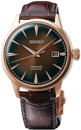 Seiko PRESAGE Automatic Leather Mens Watch SRPB46