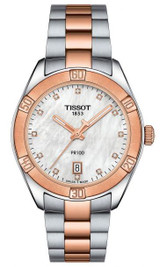Tissot PR 100 Sport Chic Two-Tone Ladies Watch T1019102211600