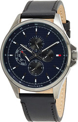 Tommy Hilfiger Leather Multifunction Mens Watch 1791616