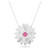 Swarovski Eternal Flower Pendant - Flower - Pink - Rhodium Plated 5642870