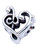 PANDORA Heart Treble Clef Sterling Silver Charm - 798346