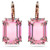 Swarovski Millenia Drop Earrings Octagon Cut - Pink - Rose Gold-Tone Plated 5619502 Swarovski Millenia Drop Earrings Octagon Cut - Pink - Rose Gold-Tone Plated 5619502