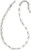 Kendra Scott Jessie Silver Chain Necklace in White Crystal 9608802370 Kendra Scott Jessie Silver Chain Necklace in White Crystal 9608802370