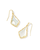 Kendra Scott Small Faceted Alex Gold Drop Earrings in Ivory Illusion 9608802905
