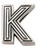 Pandora Reflexions Letter K Clip Charm - 798207
