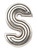 Pandora Reflexions Letter S Clip Charm - 798215 Pandora Reflexions Letter S Clip Charm - 798215