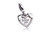 Pandora Heart & Dog Double Dangle Charm 792647C01