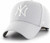 47 MVP MLB New York Yankees SNAPBACK Baseball Cap - Steel grey B-MVPSP17WBP-SL 47 MVP MLB New York Yankees SNAPBACK Baseball Cap - Steel grey B-MVPSP17WBP-SL