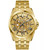 Bulova Sutton Automatic Skeleton Gold-Tone Mens Watch 97A162