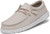 Hey Dude Mens Wally Slub Canvas  Loafer - Natural