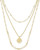 Kendra Scott Medallion Coin Triple Strand Gold Metal 4217709355 Kendra Scott Medallion Coin Triple Strand Gold Metal 4217709355