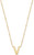 Kendra Scott Letter V Pendant Necklace - Gold Metal 9608800307 Kendra Scott Letter V Pendant Necklace - Gold Metal 9608800307