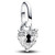 Pandora ME Keyhole Heart Mini Dangle Charm Sterling silver 793086C01