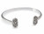 Kendra Scott Elton Silver Cuff Bracelet in Platinum Drusy 4217712128