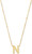 Kendra Scott Letter N Pendant Necklace in Gold 9608800291 Kendra Scott Letter N Pendant Necklace in Gold 9608800291