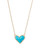 Kendra Scott Ari Heart Short Pendant Necklace Gold Turquoise 4217704863 Kendra Scott Ari Heart Short Pendant Necklace Gold Turquoise 4217704863