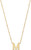 Kendra Scott Letter M Pendant Necklace Gold Metal 9608800289 Kendra Scott Letter M Pendant Necklace Gold Metal 9608800289