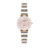 Anne Klein Rose Gold-Tone Cable Band with Pink Mother-of-Pearl Ladies Watch AK-2435PMRT AK/2435PMRT