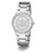 Guess 3D Peony Flower Silver Tone Ladies Watch GW0747L1