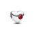 Pandora Engravable Red Stone Heart Charm 794161C01