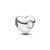 Pandora Engravable White Stone Heart Charm 794161C06