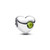 Pandora Engravable Spring Green Stone Heart Charm 794161C08