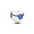 Pandora Engravable Blue Stone Heart Charm 794161C09
