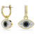 Swarovski Symbolica Drop Earrings - Evil Eye - Blue - Gold-tone Plated - Medium 5692163
