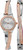 Timex Swarovski Crystal 23mm Ladies Watch & Bracelet Gift Set TWG023700 Timex Swarovski Crystal 23mm Ladies Watch & Bracelet Gift Set TWG023700