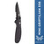 Benchmade Mini Griptilian 556 EDC Manual Knife Drop-Point Blade/Serrated Edge/Coated Finish Black Handle 556SBK-S30V Benchmade Mini Griptilian 556 EDC Manual Knife Drop-Point Blade/Serrated Edge/Coated Finish Black Handle 556SBK-S30V