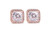 Pandora Square Sparkle Halo Stud Earrings 280591CZ Pandora Square Sparkle Halo Stud Earrings 280591CZ