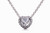 PANDORA Elevated Heart Necklace - 398425C01-45 PANDORA Elevated Heart Necklace - 398425C01-45