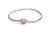PANDORA Rose Pave Heart Clasp Sterling Silver Bracelet - 586292CZ-20 PANDORA Rose Pave Heart Clasp Sterling Silver Bracelet - 586292CZ-20