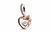 Pandora People Heart & Rose Flower Dangle Charm - 789290C01