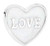 PANDORA Love Heart Locket Plate - Medium - 792119EN23
