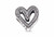 Pandora Sparkling Freehand Heart Charm 798692C01 Pandora Sparkling Freehand Heart Charm 798692C01