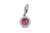 Pandora Colours Sparkling Red Disc Double Dangle Charm - 799186C03