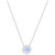 Swarovski Sparkling Dance Round Necklace - Blue - Rhodium Plated - 5279425 Swarovski Sparkling Dance Round Necklace - Blue - Rhodium Plated - 5279425