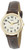 Timex Ladies Easy Reader Brown Leather Watch T20071