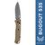 Benchmade Bugout 535 Folding Knife Drop-Point Blade Plain Edge Green Handle 535GRY-1